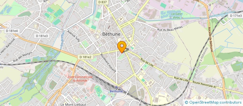 localisation de l'entreprise JINKAU IMMOBILIER 01 à LA MADELEINE