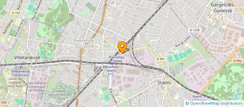 localisation de l'entreprise JINNAH  PIERREFITTE-SUR-SEINE