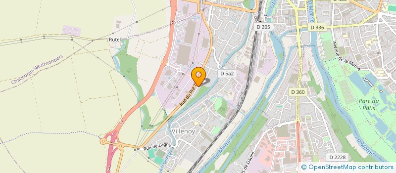 localisation de l'entreprise JINNY INVEST  VILLENOY