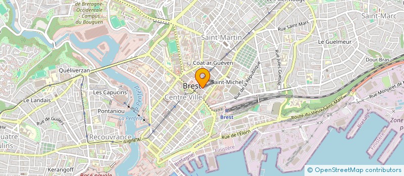 localisation de l'entreprise JINVEST  BREST