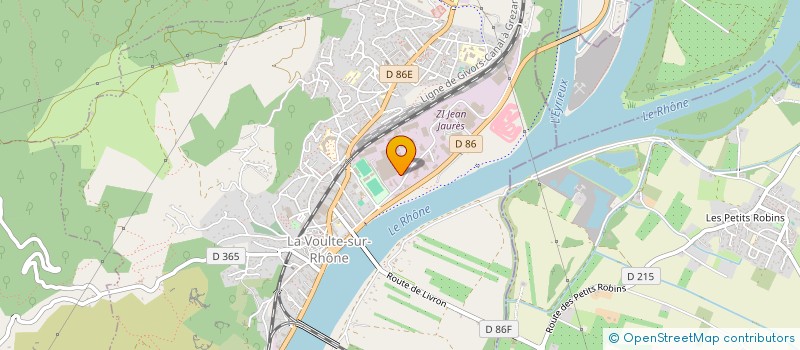 localisation de l'entreprise JINWANG EUROPE à LA VOULTE-SUR-RHONE