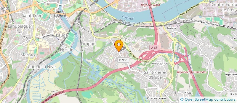 localisation de l'entreprise JINZO  SAINT-PIERRE-D'IRUBE