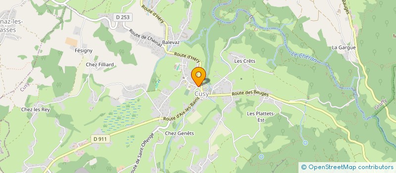 localisation de l'entreprise JINZU  CUSY