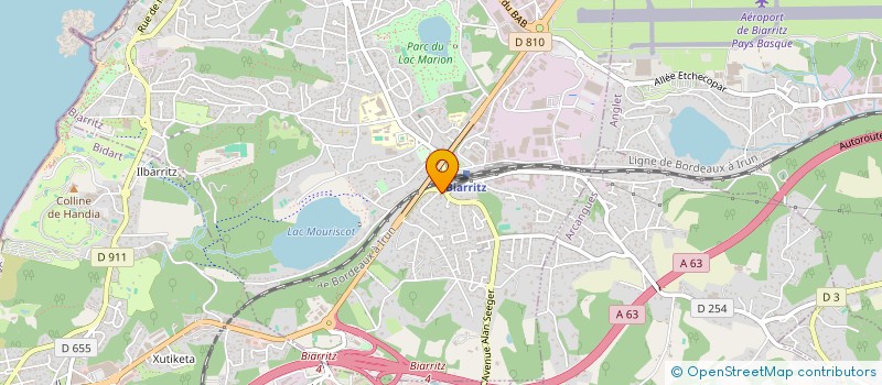 localisation de l'entreprise JIP CONCEPT à BIARRITZ