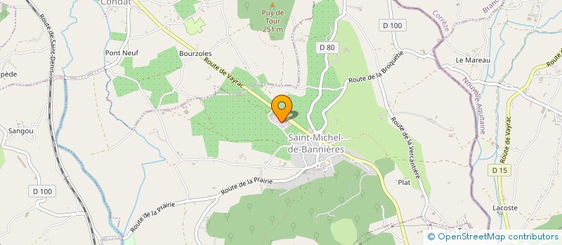 localisation de l'entreprise JIP INVEST  SAINT-MICHEL-DE-BANNIERES