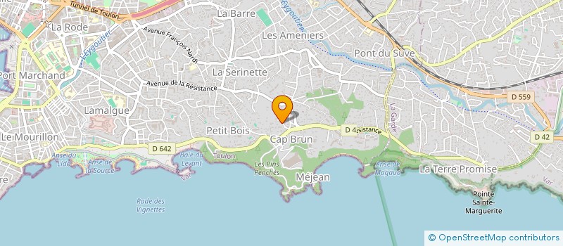 localisation de l'entreprise JIPPE  TOULON