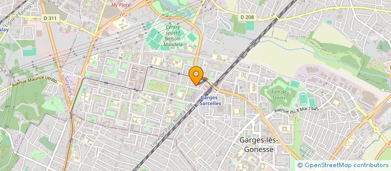 localisation de l'entreprise JIRE SECURITE PRIVEE à SARCELLES