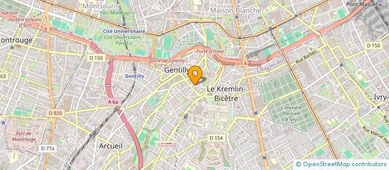 localisation de l'entreprise JIREH SCI  GENTILLY