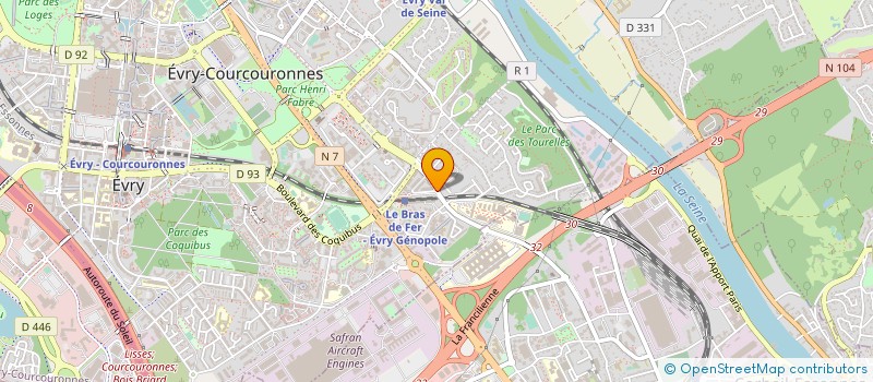 localisation de l'entreprise JIREH SERVICES à EVRY-COURCOURONNES