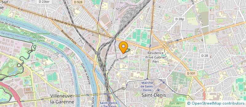 localisation de l'entreprise JIRELEC à SAINT-DENIS