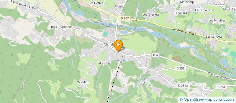 localisation de l'entreprise JIROLDING  MORILLON