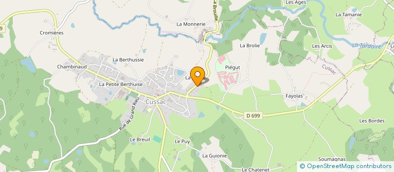 localisation de l'entreprise JIROTSIKA à CUSSAC