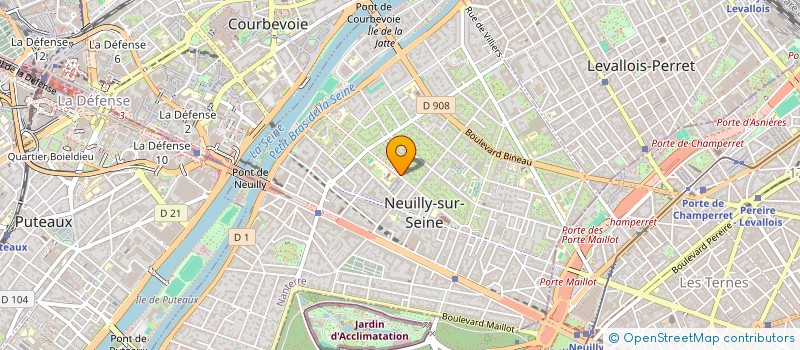 localisation de l'entreprise JIS à NEUILLY-SUR-SEINE