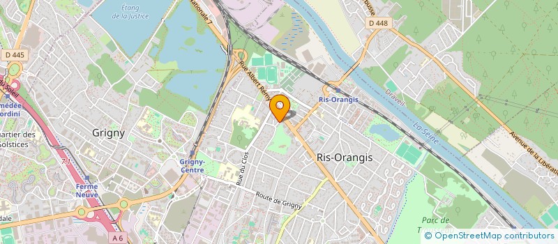 localisation de l'entreprise JIS IMMO à RIS-ORANGIS