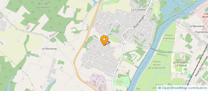 localisation de l'entreprise JISAF  BOUCHEMAINE