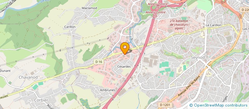 localisation de l'entreprise JISAVIF à ANNECY