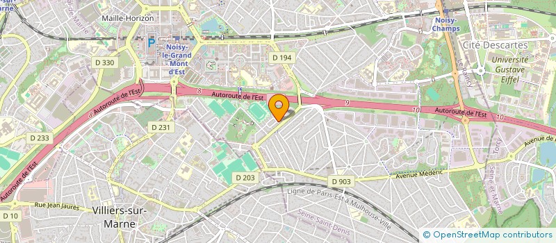 localisation de l'entreprise JISCO IMMO à NOISY-LE-GRAND