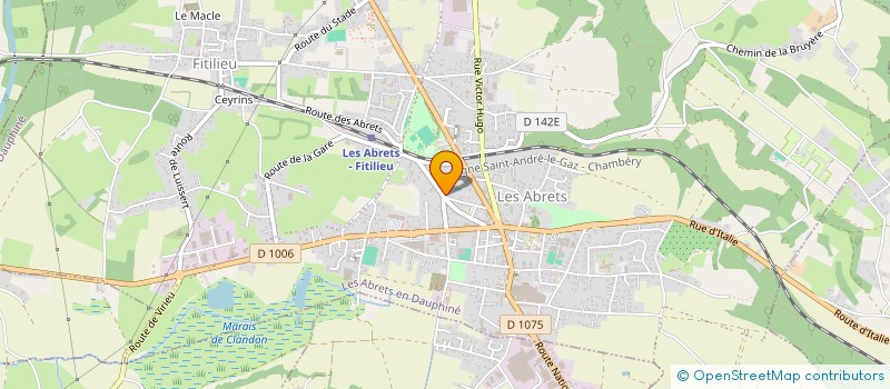 localisation de l'entreprise JISK à SAINT-SAVIN