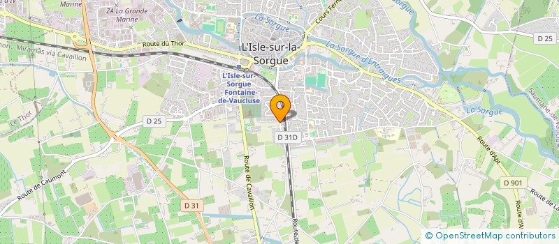 localisation de l'entreprise JISTEL  L'ISLE-SUR-LA-SORGUE