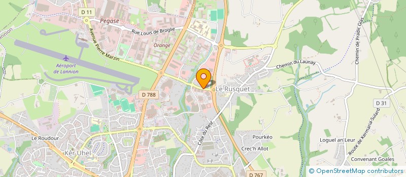 localisation de l'entreprise JISTR  LANNION