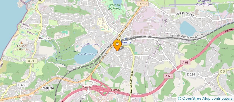 localisation de l'entreprise JIT à BIARRITZ