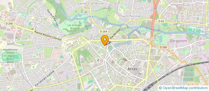 localisation de l'entreprise JIT à ARRAS