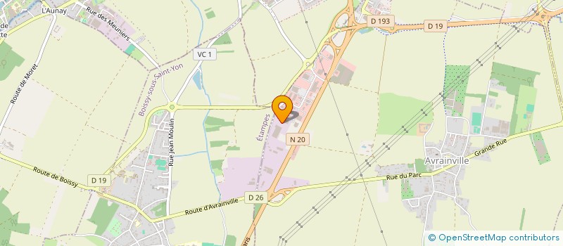 localisation de l'entreprise JIT MAT PARIS  AVRAINVILLE