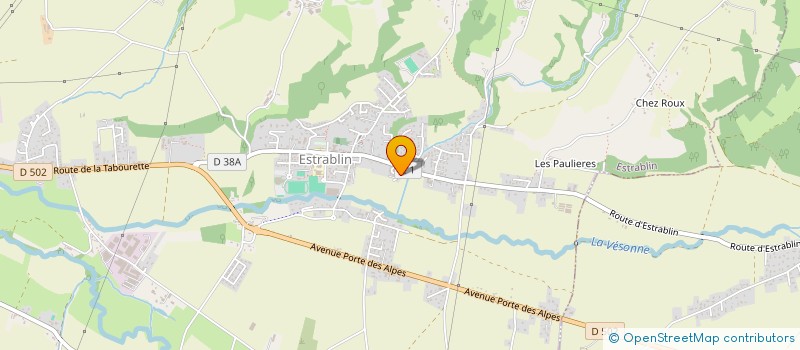 localisation de l'entreprise JITA à ESTRABLIN