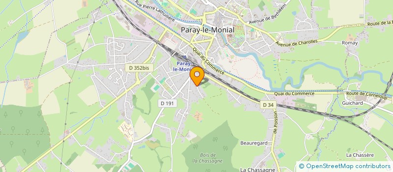 localisation de l'entreprise JITA IMMO  PARAY-LE-MONIAL