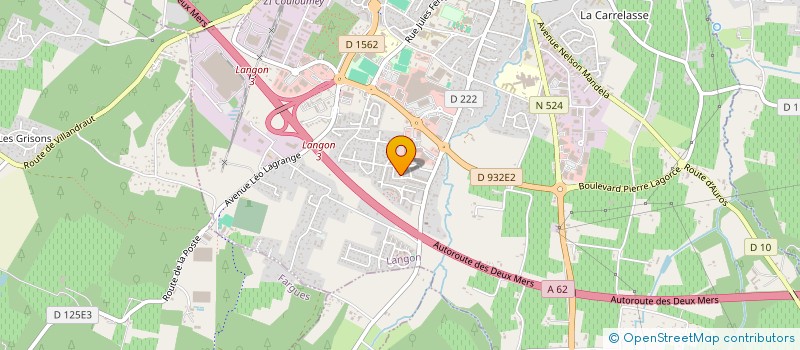 localisation de l'entreprise JITEM CONSTRUCTION  LANGON