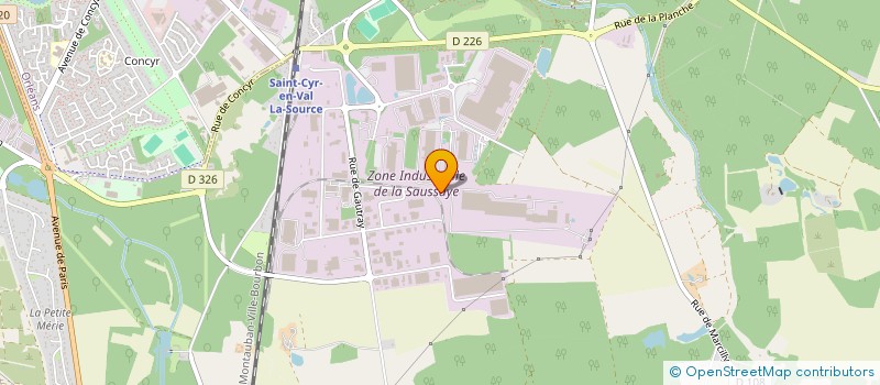 localisation de l'entreprise JITL  SAINT-CYR-EN-VAL