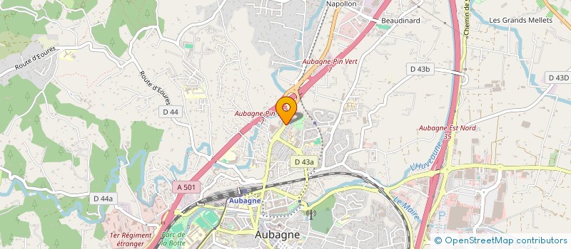 localisation de l'entreprise JIU JITSU CLUB à AUBAGNE