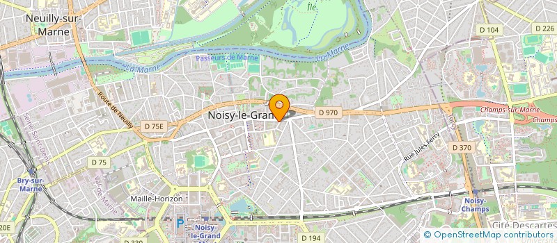localisation de l'entreprise JIV NOISY à NOISY-LE-GRAND