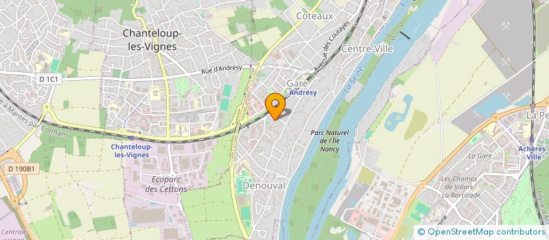 localisation de l'entreprise JIV SERVICES  ANDRESY