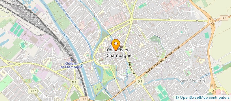 localisation de l'entreprise JIVA  CHALONS-EN-CHAMPAGNE