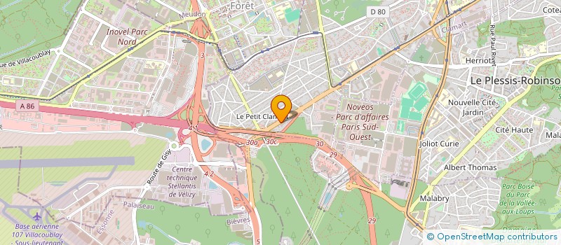 localisation de l'entreprise JIVAHOTEL DE CLAMART à CLAMART