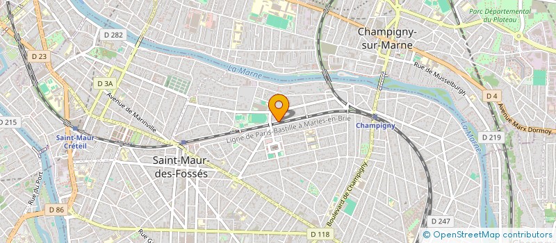 localisation de l'entreprise JIVE INVEST à SAINT-MAUR-DES-FOSSES