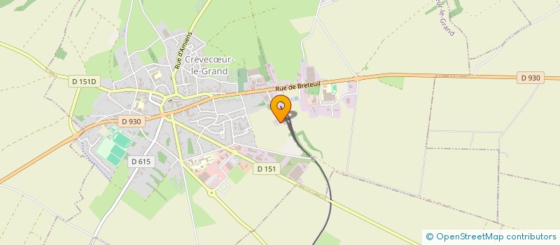 localisation de l'entreprise JIXET  CREVECUR-LE-GRAND