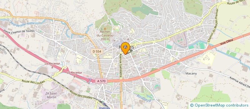 localisation de l'entreprise JIYAR SUD RENOVATION à HYERES