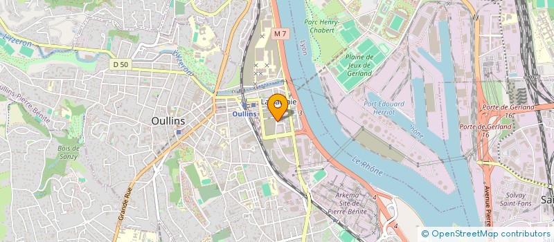 localisation de l'entreprise JIZ MARKETING GROUP  OULLINS-PIERRE-BENITE