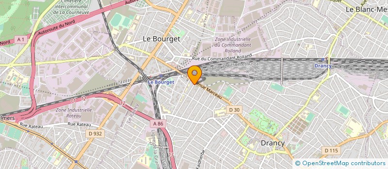 localisation de l'entreprise JIZA à DRANCY