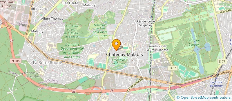 localisation de l'entreprise JIZZINI à CHATENAY-MALABRY
