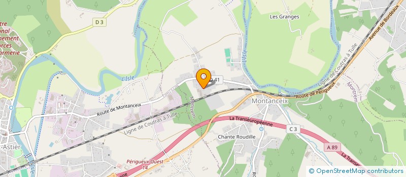 localisation de l'entreprise JJ ASSOCIES  SAINT-ASTIER