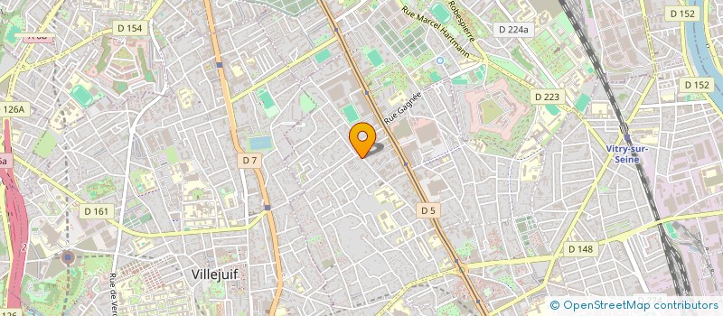 localisation de l'entreprise JJ BOMELEC à VITRY-SUR-SEINE