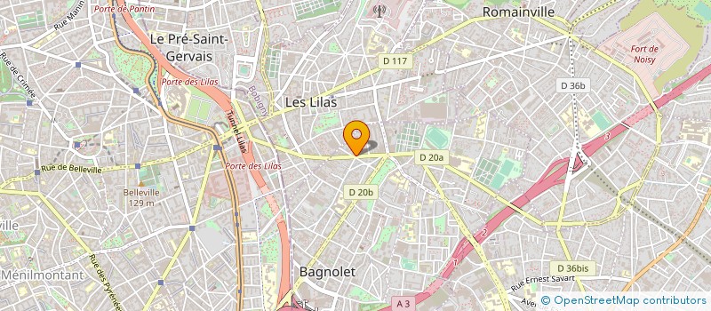localisation de l'entreprise JJ CONSULT à BAGNOLET