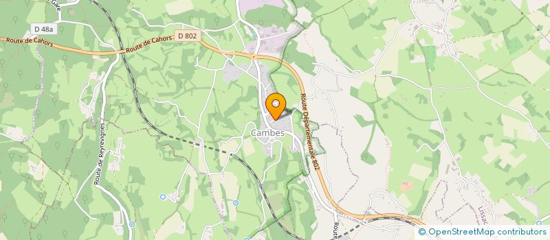 localisation de l'entreprise JJ ELEC 46  CAMBES