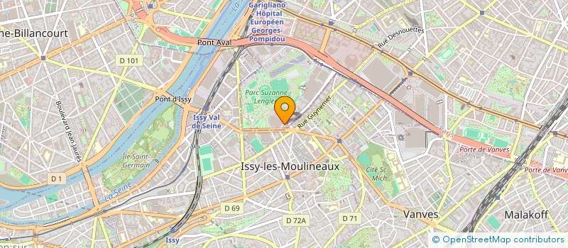 localisation de l'entreprise JJ FOCACCIA à LEVALLOIS-PERRET
