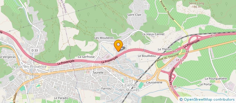 localisation de l'entreprise JJ FONDATION  LE LUC