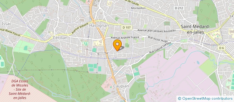 localisation de l'entreprise JJ GALLIER  SAINT-MEDARD-EN-JALLES