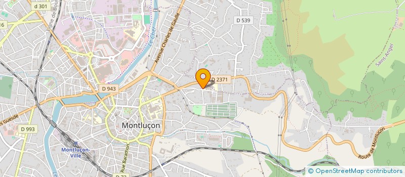 localisation de l'entreprise JJ IMAGERIE  MONTLUCON